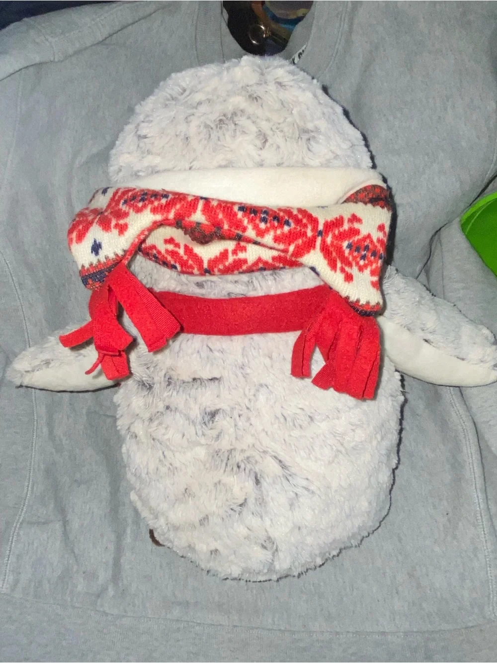 Wonder the snow by owl plush dog toy